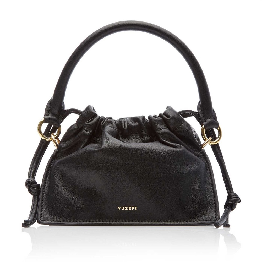 Yuzefi black Bom leather mini bag- like new - Picture 10 of 16